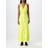 Ganni Dress Woman colour Yellow