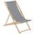 Harbour Housewares Wooden Folding Garden Sun Lounger Deck