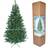 Shatchi Alaskan Pine Black/Green/White Christmas Tree 240cm