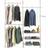 SoBuy White Clothes Rack Wardrobe