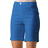 Roman Turned Hem Stretch Shorts - Petrol Blue