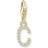 Thomas Sabo Gold Plated Zirconia Letter Charm