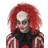 California Costumes Red Creepy Clown Wig