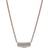 Pandora Necklaces Timeless Pavé Doublerow Bar gold Necklaces for ladies