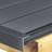 Alupave Fireproof Decking Board Endstop Bar 3M Grey