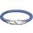 John Hardy Cord Carabiner Bracelet - Silver/Blue