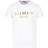 Balmain Logo Print Short Sleeved T-shirt - White