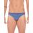 Hom Plumes Micro Briefs Mid Blue Men's Underwear Blue 39" Waist