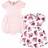 Hudson Baby Toddler Dress 2-Pack - Blush Floral