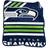 Logo Brands Seattle Seahawks Raschel Throw Blanket