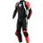 Dainese AVRO LEATHER 2PCS SUIT BLACK-MATT/FLUO-RED/WHITE