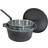 Bayou Classic Pres-Seasoned Cast Iron with lid 7.57 L 29.8 cm