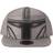 Star Wars the mandalorian bounty hunter helmet novelty cap