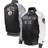 Starter Youth Black Brooklyn Nets Raglan Full-Snap Varsity Jacket