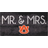 Fan Creations Auburn Tigers 6'' x 12'' Mr. & Mrs. Sign