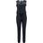 Urban Classics Damen Tech Mesh Long Jumpsuit, Schwarz Black 7