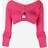 Jacquemus La maille Pralù Micro Charm Logo Cardigan - Light Pink