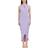 Julia Jordan Knot Neck Tulip Hem Midi Dress - Lavender