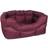 P&L Pet Beds P&L Medium Red Heavy Duty Dog Bed