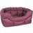 P&L Pet Beds P&L Large Red Heavy Duty Dog Bed