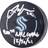 Jamie Oleksiak Seattle Kraken Autographed Official Game Puck with "400th NHL 12/30/21" Inscription