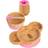 Koala Bamboo Suction Baby Feeding Set 4pc Pink