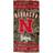 Northwest NCAA Nebraska Stripes Bath Towel Red