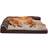 FurHaven Deluxe Chaise Lounge Dog Bed Orthopedic Foam Jumbo