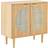 Beliani Boho Style Cabinet Sideboard 80x80cm