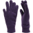 PETER STORM Thinsulate Knit Fleece Gloves - Purple