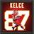 Highland Mint Travis Kelce Kansas City Chiefs Jersey IMPACT Frame