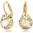 Swarovski Bella V Drop Earrings - Gold/Brown/Transparent