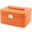 Bey-Berk Lizard Debossed Jewellery Box - Orange