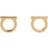 Ferragamo Gancini Earrings S - Gold