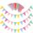 Garlands Bunting Banner Multicolor 60 Flags 68 Feet