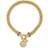 Nine West Circle Stretch Bracelet - Gold/Transparent