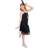 Karnival Costumes Girls Black Flapper Fancy Dress Costume