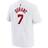 Nike Youth Kevin Durant White Brooklyn Nets 2022/23 Classic Edition & Number T-Shirt