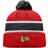 Fanatics NHL Chicago Blackhawks Breakaway Pom Knit Beanie, Men's, Red