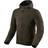 Rev'it! Parabolica Mens Motorcycle Hooded Jacket Dark Green