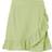 Vero Moda Women's Faux-Wrap Ruffle-Trim Mini Skirt Reseda Reseda