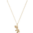 Coach Rexy Necklace - Gold/Transparent