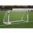 Precision football goal Match 244 x white 5-piece