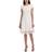 Donna Ricco Lace Trim A-Line Dress - Ivory