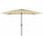 Charles Bentley Beige Rectangular Garden Parasol Umbrella with Hard-Wearing