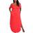 White Mark Lexi Maxi Dress Plus Size - Red