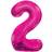 Unique 2 Pink 34" Numeral Balloon