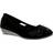 Women's Platino Womens Shoes Wedges Diamante Tasha Slip On black