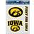 WinCraft Iowa Hawkeyes Fan 3pk Decal