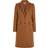 Tommy Hilfiger Classic Single Breasted Wool Coat - Natural Cognac